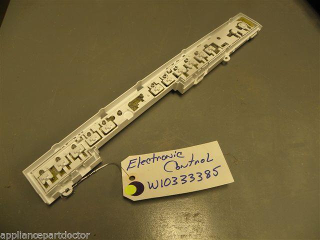 DISHWASHER W10333385 Electronic Control used part DISHWASHER W10333385 Electronic Control used part